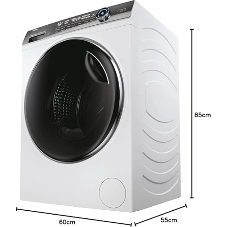 Haier HWD80-B14979U, Waschtrockner, Energieeffizienzklasse D, Standgerät, Breite 59 cm, Geräuschemissionsklasse A, weiß – Bild 11