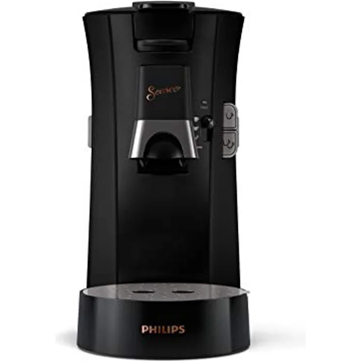 Philips Domestic Appliances CSA240/61 Kaffeepadmaschine Senseo Select Eco, Intensity Plus, Crema Plus, Memo-Funktion Schwarz
