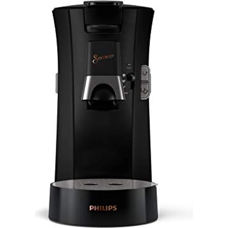 Philips Domestic Appliances CSA240/61 Kaffeepadmaschine Senseo Select Eco, Intensity Plus, Crema Plus, Memo-Funktion Schwarz – Bild 1