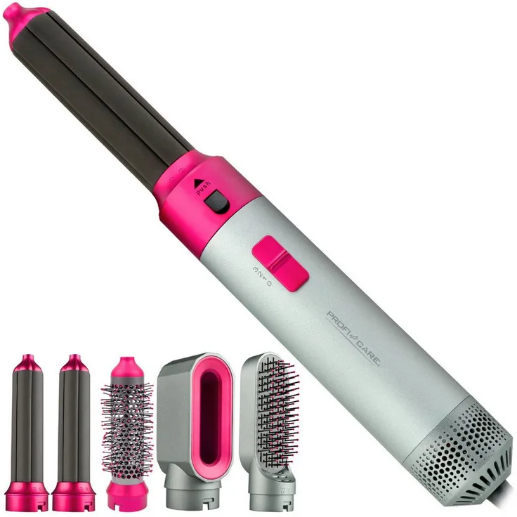 ProfiCare Lockendreher PC-HAS 3132, Warmluftbürste, 4in1 Hairstyler in Weiß