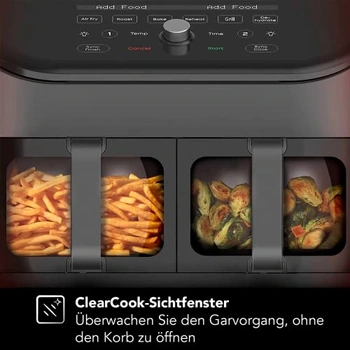 Instant Vortex Plus ClearCook zwart 5,7L airfryer [Tweedekans] kopen? Vóór 16:00 besteld, morgen in huis