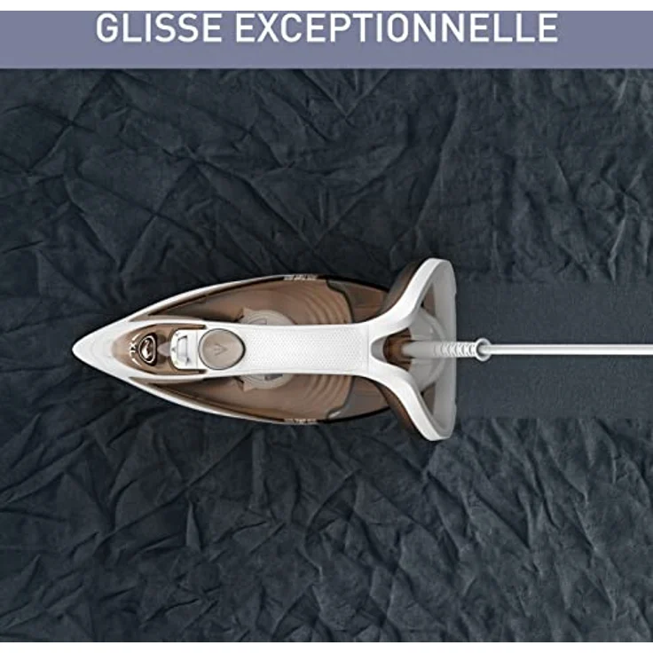 Calor Easygliss Dampfbügeleisen, 2800 W, Dampfleistung 50 g/min, Dampfstoß 240 g/min, Durilium Airglide, hergestellt in Frankreich, Ton FV5780C0 – Bild 3