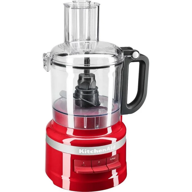 KitchenAid Zerkleinerer 5KFP0719EER, 1,7-l Food Processor in Empire Rot mit 250 W, multifunktional zum Hacken, Pürieren und Schneiden