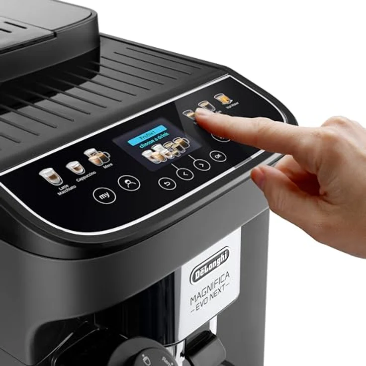 De'Longhi Kaffeevollautomat Magnifica Evo Next ECAM310.60.GB, grau, TFT-Farbdisplay, Individuelle Anpassung, Automatische Reinigung - Preisvergleich – Bild 4
