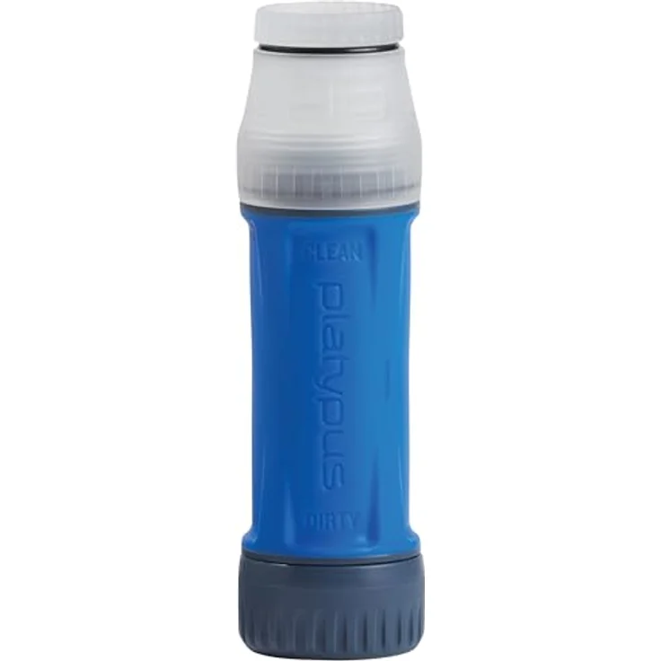 Platypus QuickDraw Wasserfilter, Blau, kompakt und leicht (13 x 5 x 4 cm, 0,06 kg) – Bild 3