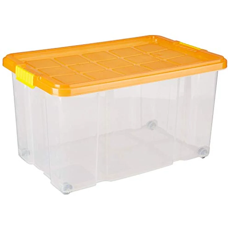 Unimet 366100 Eurobox mit Deckel, farblich sortiert, 60 X 40 X 33 cm – Bild 1