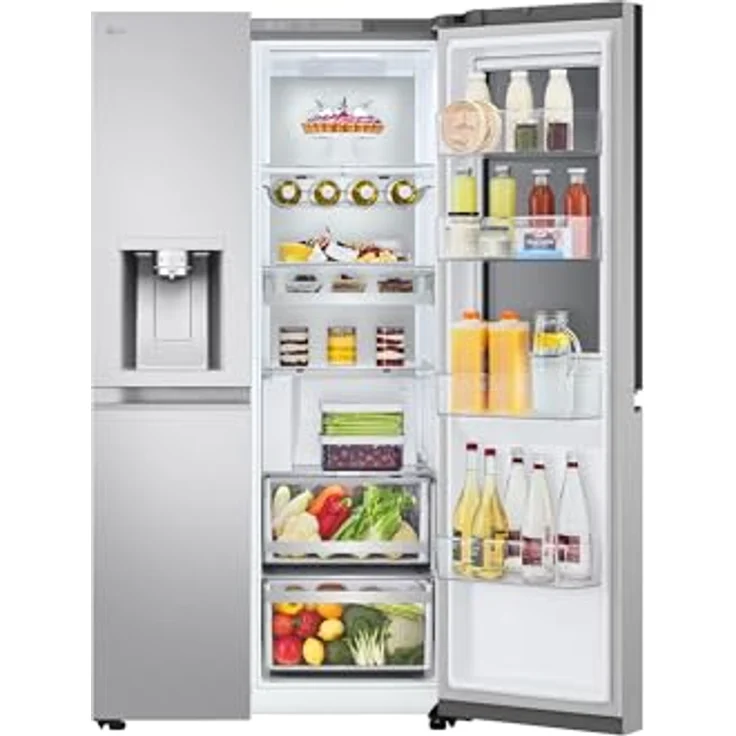 LG GSXE90MBAD, Side-by-Side Kühlkombination, 628 l, Silber, mit Smart Inverter Compressor® und InstaView® Technologie – Bild 5