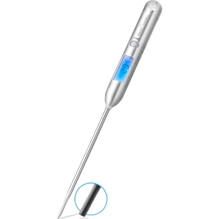 ProfiCook PC-DHT 1039 Digitales Haushaltsthermometer mit LCD-Display, Temperaturbereich: -45°C - 200°C, Edelstahl – Bild 9