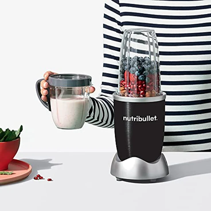 Nutribullet Smoothie-Maker 600, 600 W, 5-teilig, grau – Bild 4