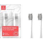 Oclean Bürstenköpfe, Clean Brush Head W02, 2PCS Elektrische Zahnbürstenköpfe, Kompatibel mit Allen Elektrischen Zahnbürsten von Oclean, Bürstenköpfe mit DuPont-Borsten – weiß