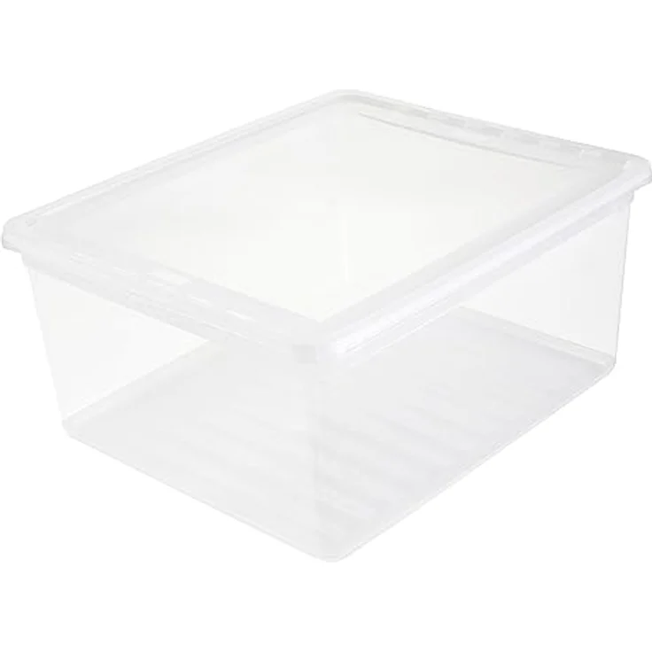 keeeper Aufbewahrungsbox mit Air Control System, 39 x 33,5 x 18 cm, 18 l, Bea, Transparent – Bild 1