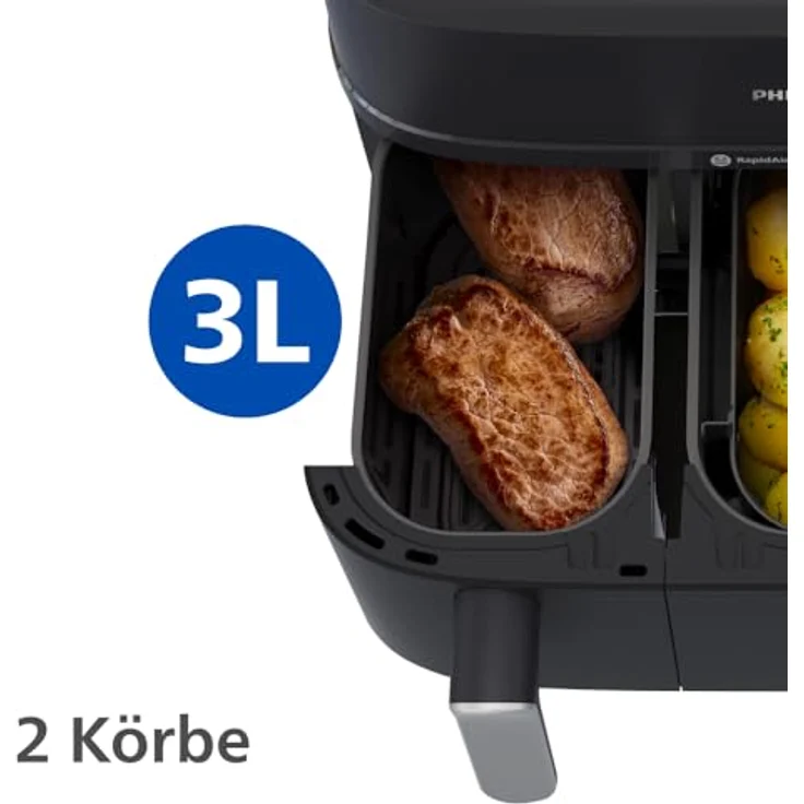 Philips Fritteuse, Perfekte Ergebnisse dank Shake-Reminder NA551/00 – Bild 6