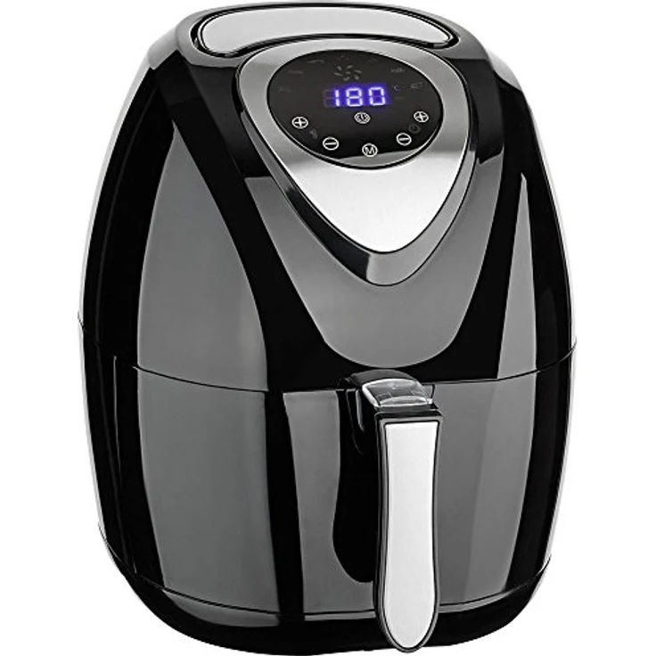 Cuisinier 06866 Heißluftfritteuse, Stainless Steel, 3.2 liters, Schwarz – Bild 2