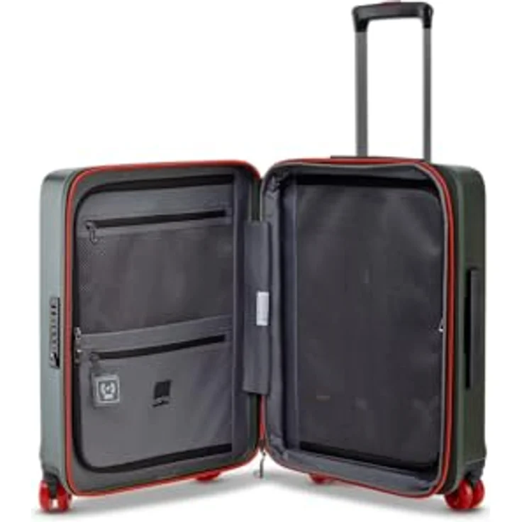 Stratic Buzz 4 Rollen Kabinentrolley S 54 cm, oliv, aus 100% Polycarbonat, 39.5 x 22.5 x 54 cm – Bild 2