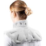 for you Wärmekissen mit Hirse und Lavendel - Körnerkissen für Nacken, Schulter & Rücken - Schmerzlindernde Wärmetherapie, Lavendel-Duft