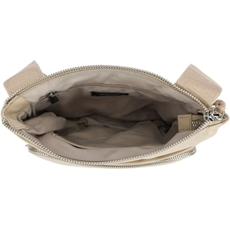 Joop! Jeans Lietissimo 1.0 Lilou Umhängetasche, beige, 25 cm x 3 cm x 24 cm, 100% Nylon mit Dehnfalte – Bild 4