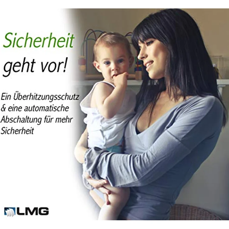 Wasserkocher LED Glas mit Temperatureinstellung Premium, Edelstahl, 2200W -Mit Farbspiel und Warmhaltefunktion, 1.8L Volumen -Mit Sichtfenster, Automatische Abschaltung, 60,70,80,90,100°C – Bild 5
