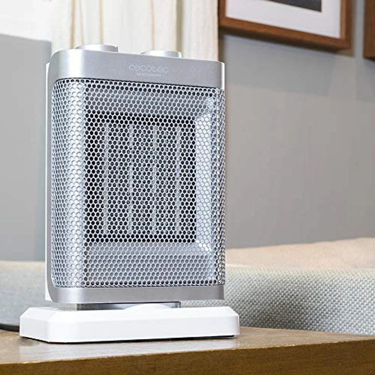 Cecotec Ready Warm 6100 Ceramic Rotate keramisches Heizgerät. Oszillierend, 3 Modi, Verstellbarer Temperaturregler, Anti-Kipp-Schutz, Überhitzungsschutz, 1500 W, Heizlüfter – Bild 3