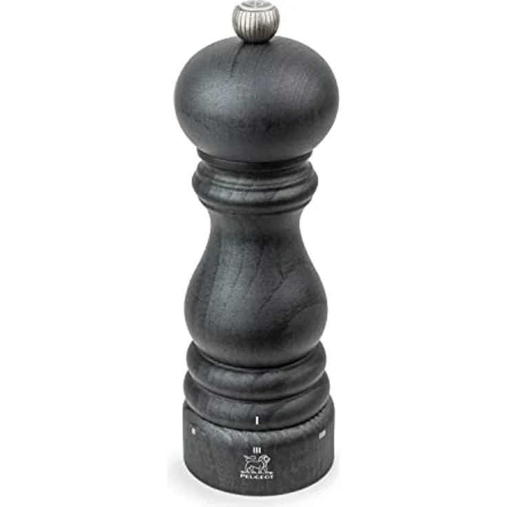 PEUGEOT Salzmühle Paris 18 cm, 6 voreingestellte Mahlgrade, aus PEFC-zertifiziertem Holz, uSelect Technologie, Graphit – Bild 1