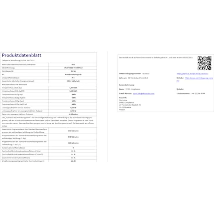 AEG Wärmepumpentrockner TR7C40588 8kg wh A++ mit MixDry und ProSense-Feuchtigkeitssensoren – Bild 4