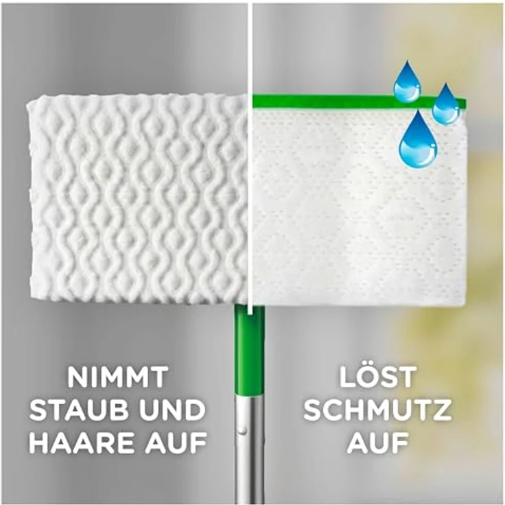 Swiffer Sweeper Trockenwischtuch Nass-Starter Kit für Böden-Parkett – Lot de 3 – Bild 2