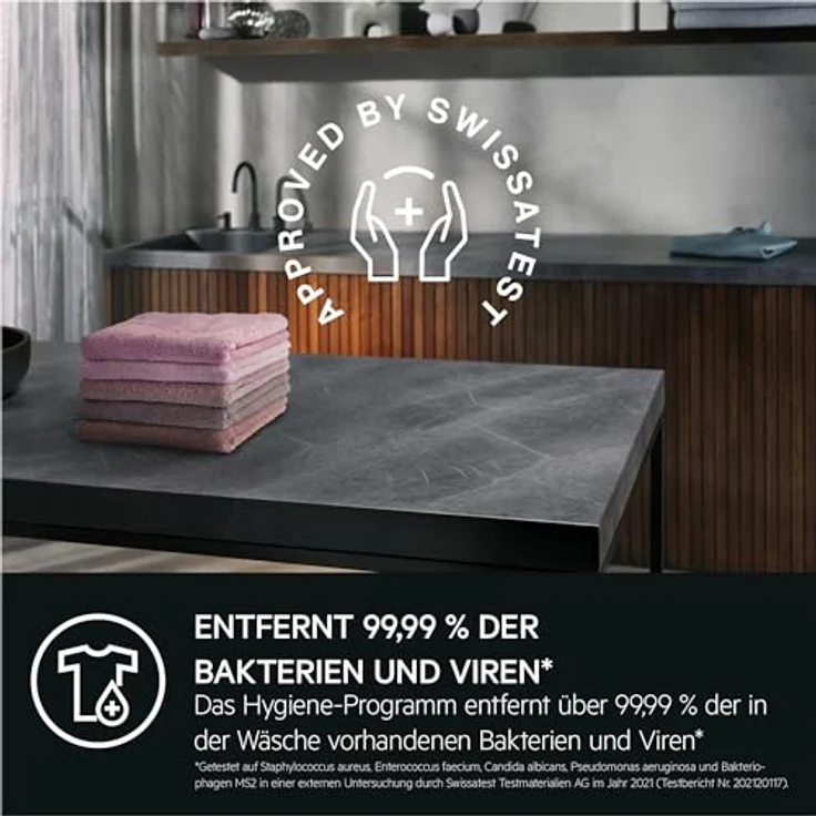 AEG Waschtrockner 7000 LWR7F65605, 10 kg, 10 kg, 1600 U/min, ProSense® - Mengenautomatik, weiß – Bild 8
