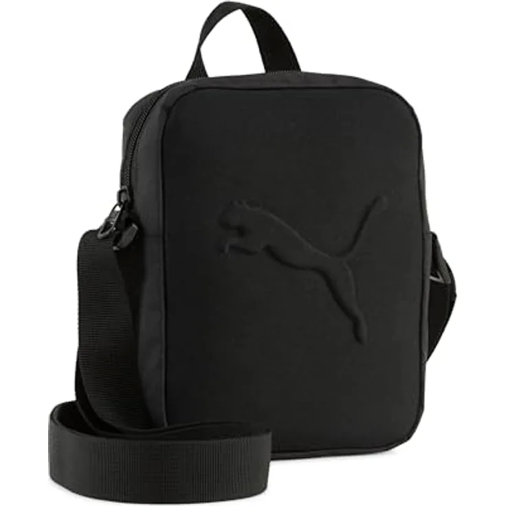 PUMA Umhängetasche BUZZ PORTABLE, Hauptfach mit Reißverschluss, verstellbarer Schulterriemen, aus 90 % recycelten Materialien