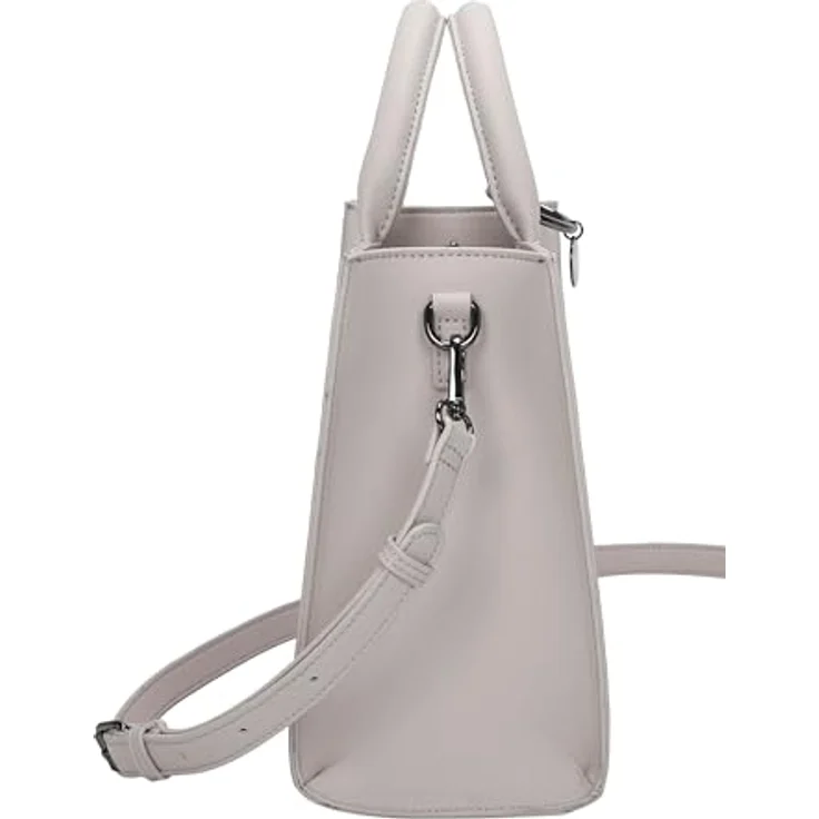 Buffalo Big Boxy Handtasche 26 cm, Beige, mit abnehmbaren Schulterriemen – Bild 5