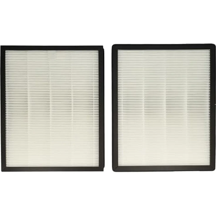 vhbw 2X HEPA Filter kompatibel mit Philips AC5659/10, Series 5000i AC5659/10 Luftreiniger - Ersatz-Filter, schwarz/weiß – Bild 1