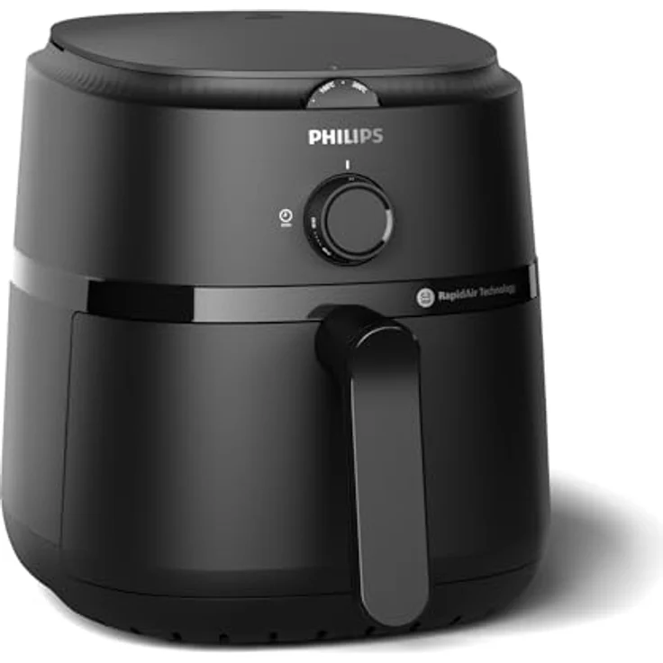 Philips Luftfritteuse NA120/00, Schwarz, 1500 W, 4,2 l - Heißluftfritteuse der Marke Philips – Bild 2