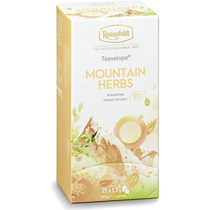 Teavelope Mountain Herbs Bio Kräutertee 25 Teebeutel 37,5g : 1er Packung – Bild 2