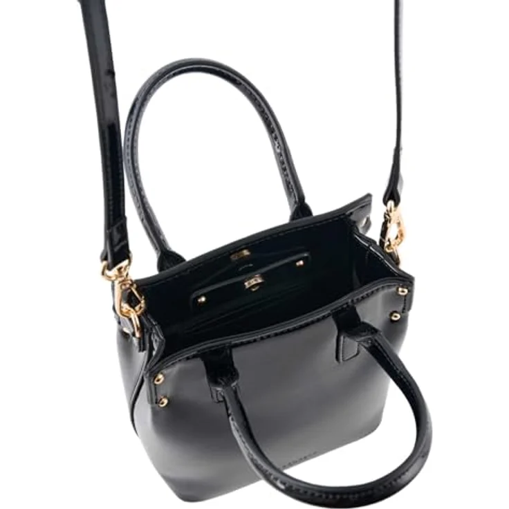 Seidenfelt Grenaa Handtasche, Damen, 21 cm, Schwarz – Bild 3