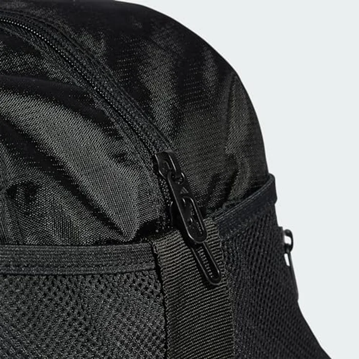 adidas Performance DEF GYM BAG S, Sporttasche mit großzügigem Hauptfach und Reißverschlusstasche, schwarz – Bild 4
