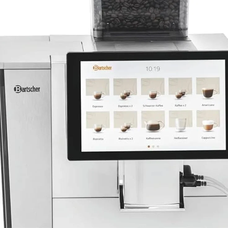 Bartscher Kaffeevollautomat KV1 Deluxe, 60 Tassen à 120 ml / Stunde, Schwarz/Silber – Bild 5
