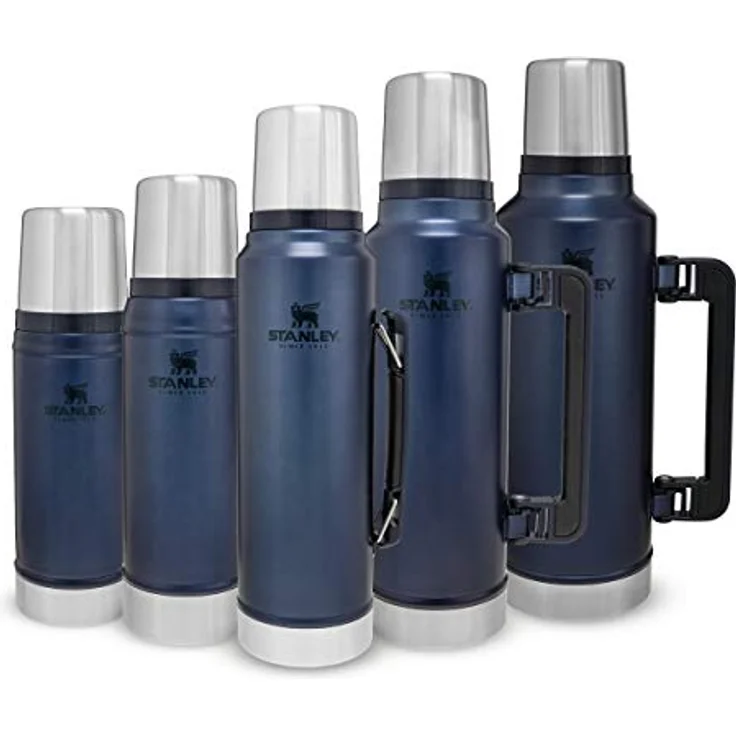 STANLEY Classic Legendary Thermosflasche 1.9L - Hält 45 Stunden Heiß oder Kalt - Edelstahl, BPA-Frei, Spülmaschinenfest - Nightfall – Bild 5