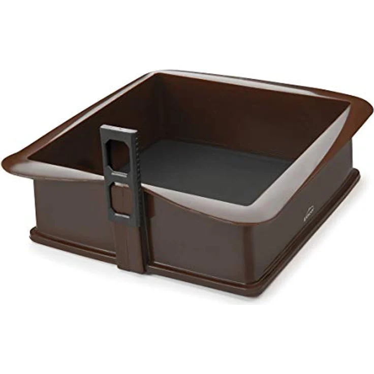 LACOR Demontierbar Cuadrat Schimmel, Silikon, Braun, 21 cm – Bild 2