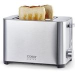 Caso Toaster 1917 Classico T2 Duo Toaster, 2 Scheiben, Silber, 850 Watt, 5 Bräunungsstufen