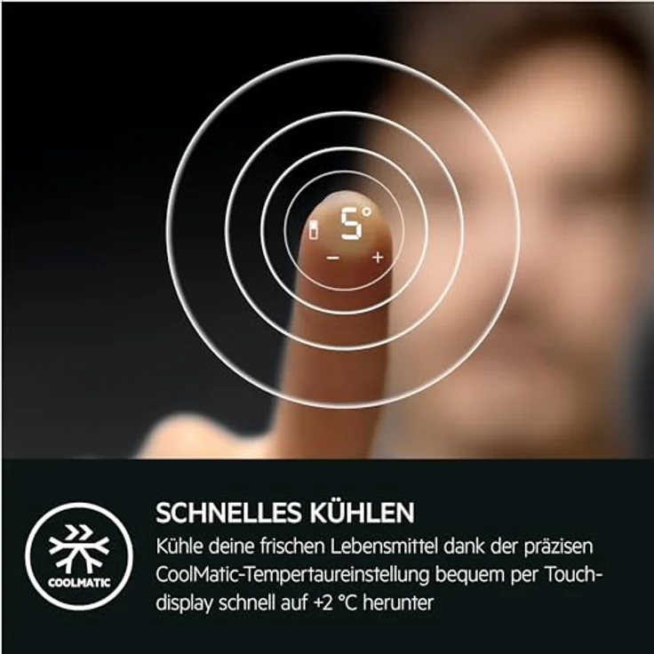 AEG TK9ZS181DC 9000 Kühlschrank mit LongFresh 0 °C-Zone, 274 l, 360° Cooling, TouchControl-Display, Weiß – Bild 8