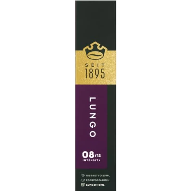 Jacobs Lungo 8 Intenso, Kaffeekapseln, Nespresso Kompatibel, Kaffee, 10 Kapseln, á 5.2 g – Bild 4