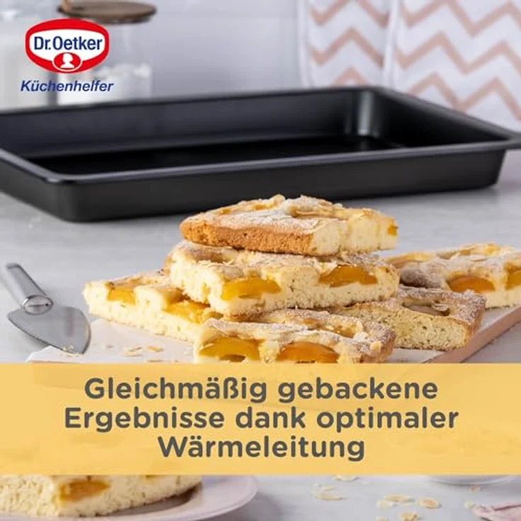 Dr. Oetker Backofen-Backblech, antihaftbeschichtet, Stahlblech – Bild 8