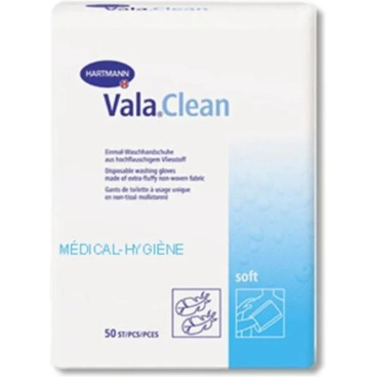 Hartmann – 992243 – ValaClean Waschhandschuh – 23,5°x°15,5°cm – 50er-Pack – 2 Sets