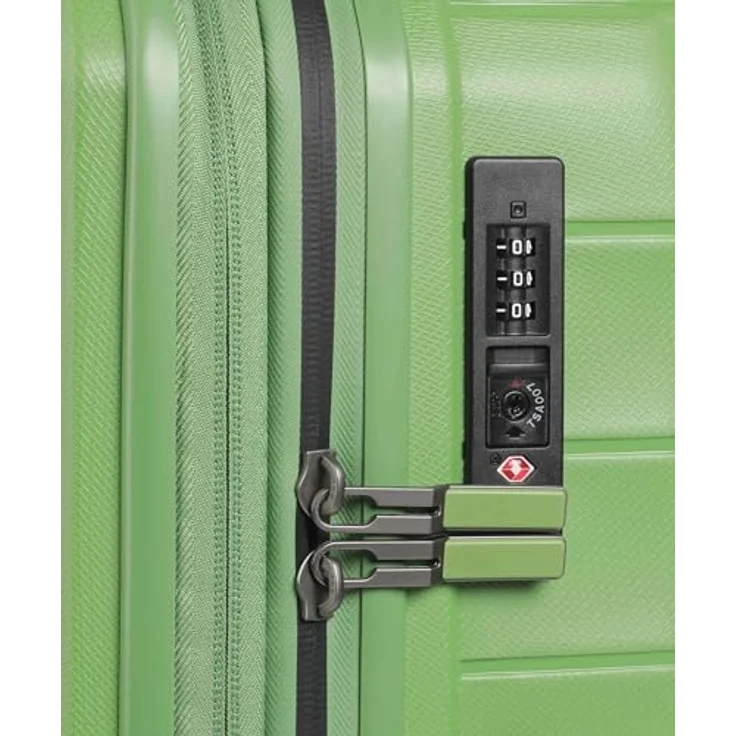 Travelite mooby 4 Rollen Trolley M, 66 cm mit Dehnfalte, grün, 100% Polypropylen – Bild 4