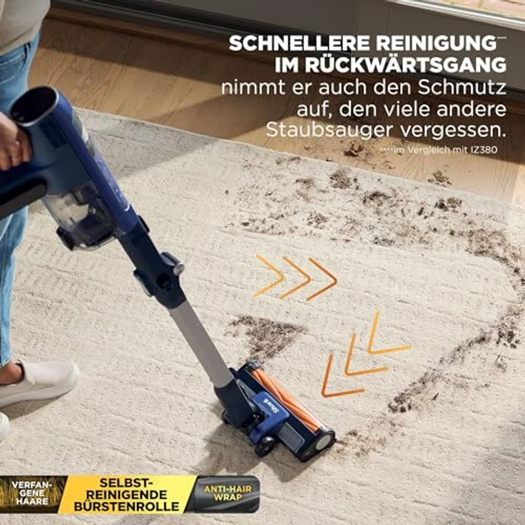 Shark Akku-Hand- und Stielstaubsauger PowerDetect Speed IA1241EU, 350 W, beutellos, 4 PowerDetect-Technologien, Reveal-Technologie, Flexology – Bild 7