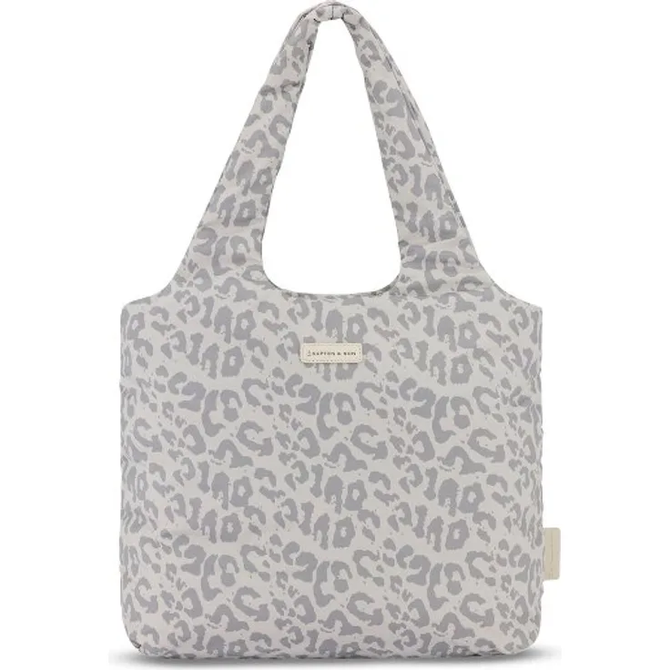 Kapten & Son Skara Cloud Shopper Tasche, 44 cm mit Laptopfach, grau, aus 100% PET