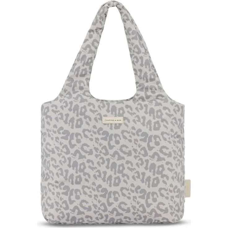 Kapten & Son Skara Cloud Shopper Tasche, 44 cm mit Laptopfach, grau, aus 100% PET