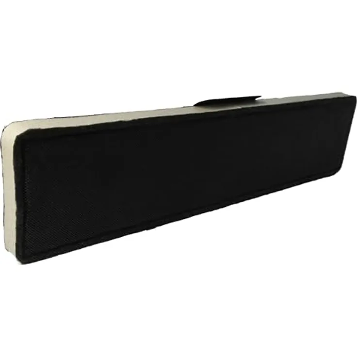 VHBW Aktivkohlefilter für Miele DA 6708 D / HVBR, DA 6708 D / OBSW, DUU1000-1, 43 x 10 x 2 cm, rechteckig, schwarz/grau