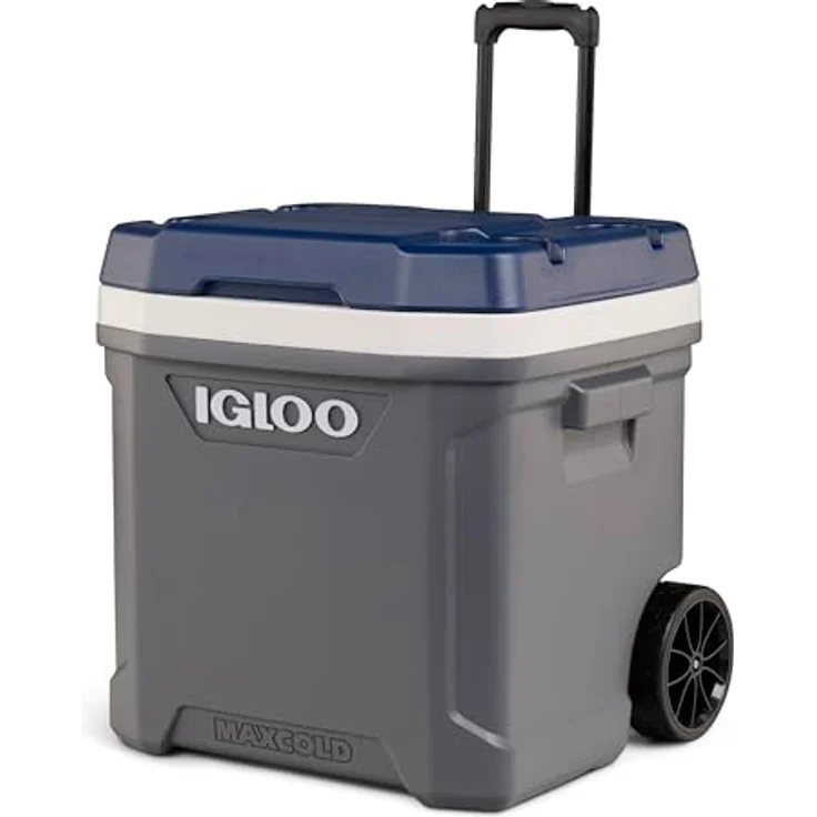 Igloo Maxcold Latitude 62, Kühlbox (56 l) mit Cool Riser Technology, stabilen Rollen und Teleskopgriff – Bild 4
