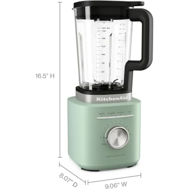 KitchenAid 5KSB2071 Pure Power Standmixer, 1,85 L mit asymmetrischen 360-Grad-Klingen und Reinigungszyklus – Bild 2