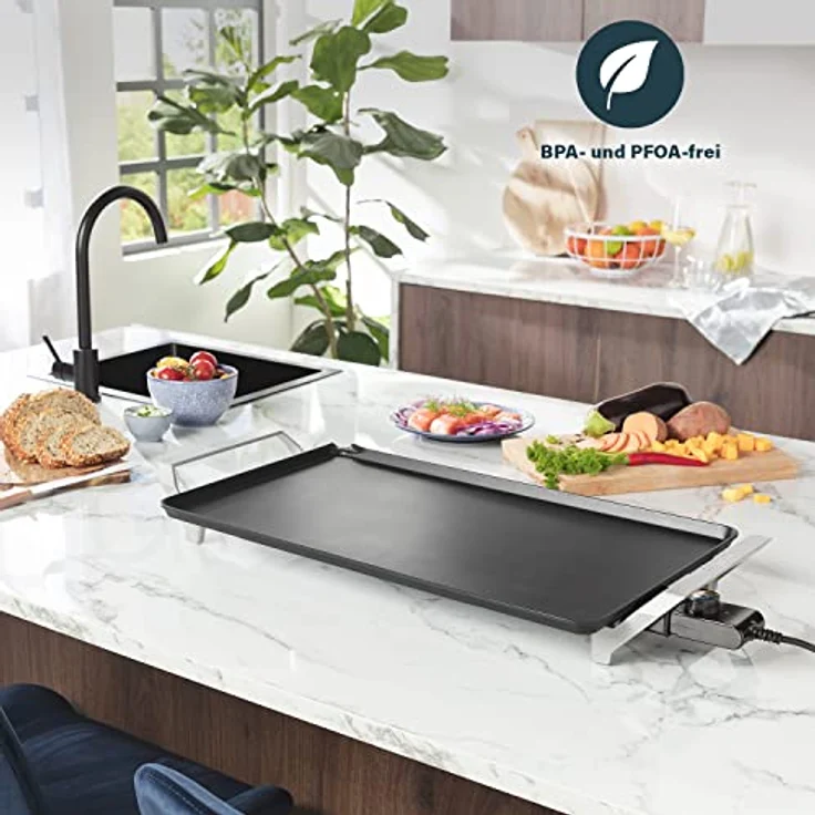 Princess 01.103120.01.001 Table Chef Premium XXL, 2500, Aluminium-Druckguss, Schwarz – Bild 5