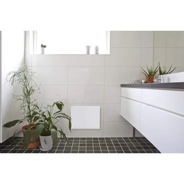 Adax Eco Basic Elektroheizkörper 1000W, Weiß | Bluetooth-Programmierung, Thermostat mit Zeitschaltuhr, Wandmontage, Frostwächter, Wochenmodus, Wandkonvektor – Bild 4